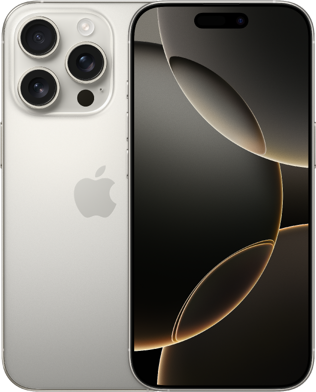 iPhone 16 Pro (Color: Natural Titanium)