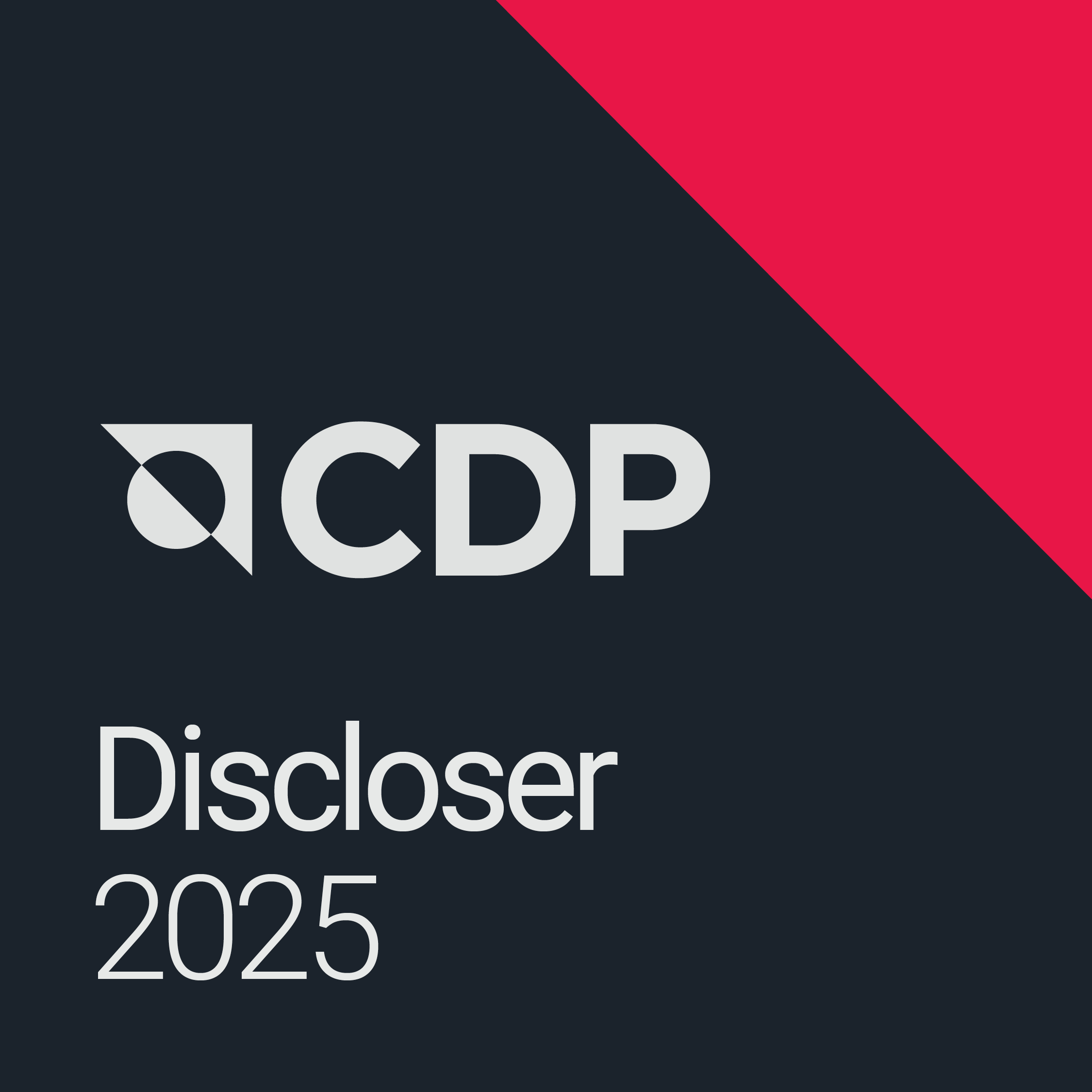 CDP - Discloser 2025 Badge