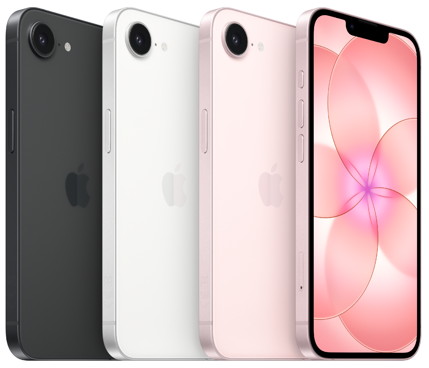 iPhone 17e, όλα τα χρώματα: black, white, soft pink